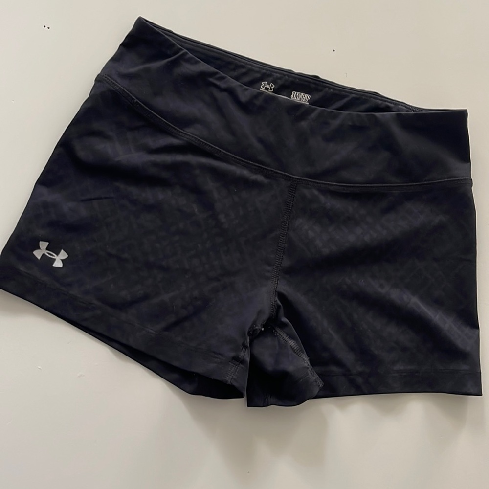 Under Armour black workout shorts